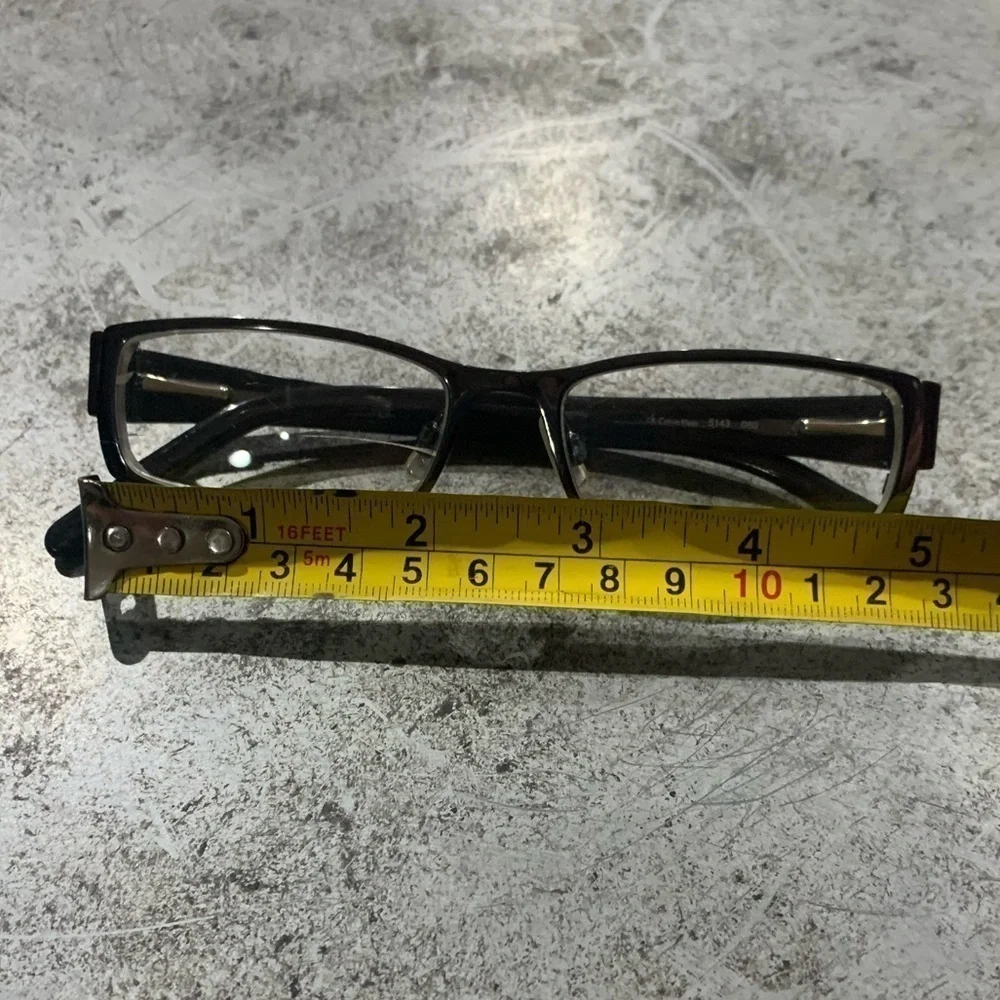 Calvin Klein women’s rectangle glasses brown green 5143
